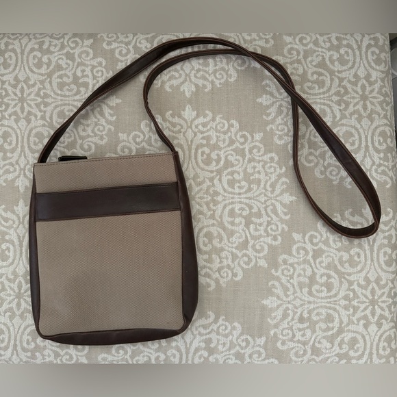 Vtg Evan Picone Brown Tan Crossbody Bag - Picture 4 of 14